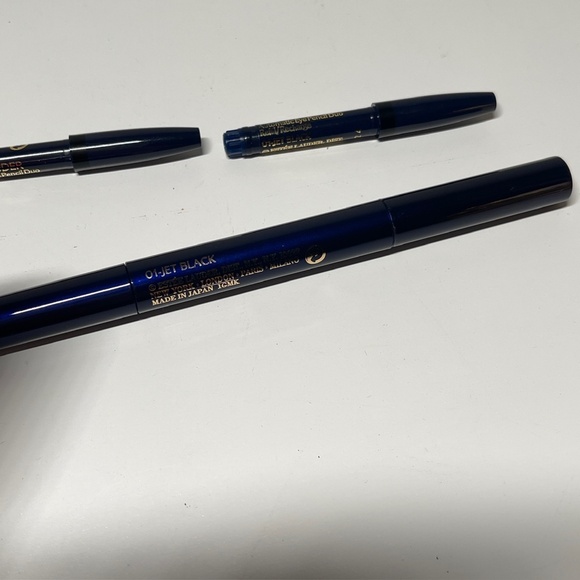 NEW Estee Lauder #01 JET BLACK Automatic Eye Pencil Duo with 2 NEW refill HTF - Picture 2 of 7